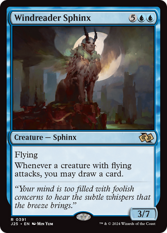 Windreader Sphinx [Foundations Jumpstart] - The Mythic Store | 24h Order Processing