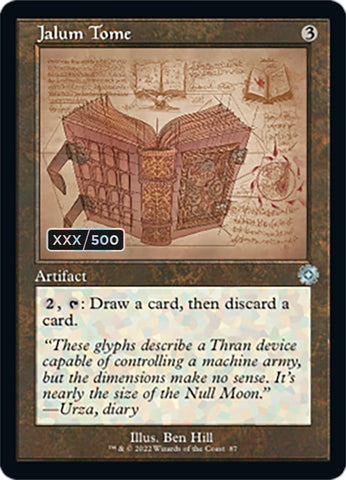 Jalum Tome (Retro Schematic) (Serialized) [The Brothers' War Retro Artifacts] - The Mythic Store | 24h Order Processing