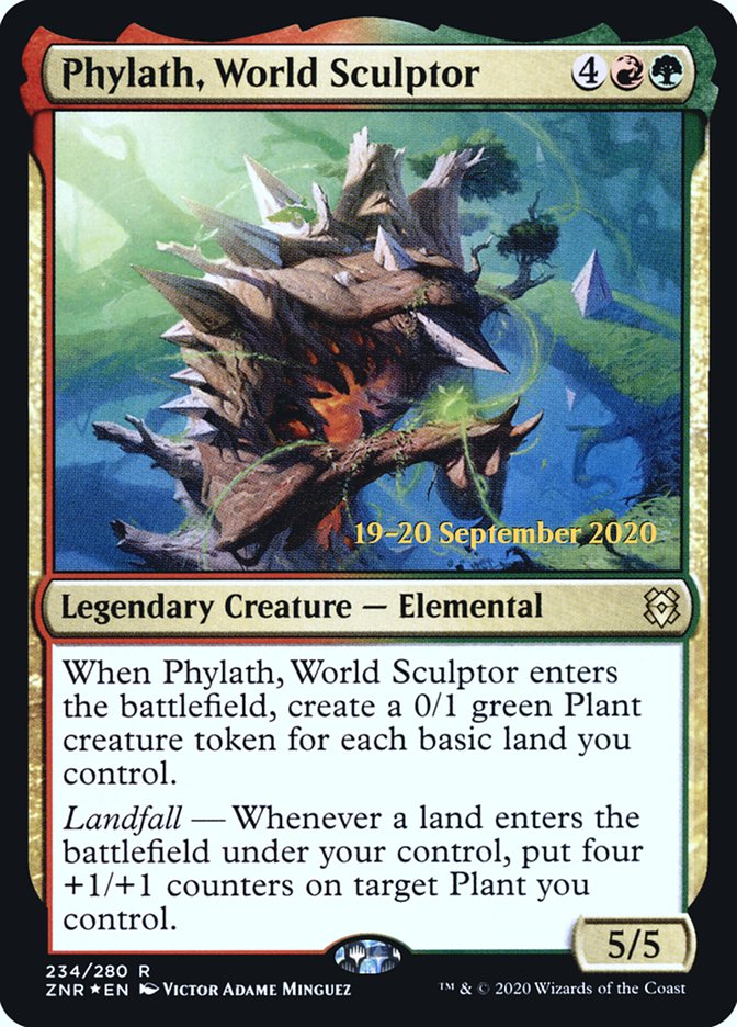 Phylath, World Sculptor [Zendikar Rising Prerelease Promos] - The Mythic Store | 24h Order Processing