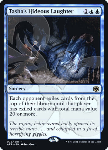 Tasha's Hideous Laughter (Ampersand Promo) [Dungeons & Dragons: Adventures in the Forgotten Realms Promos] - The Mythic Store | 24h Order Processing