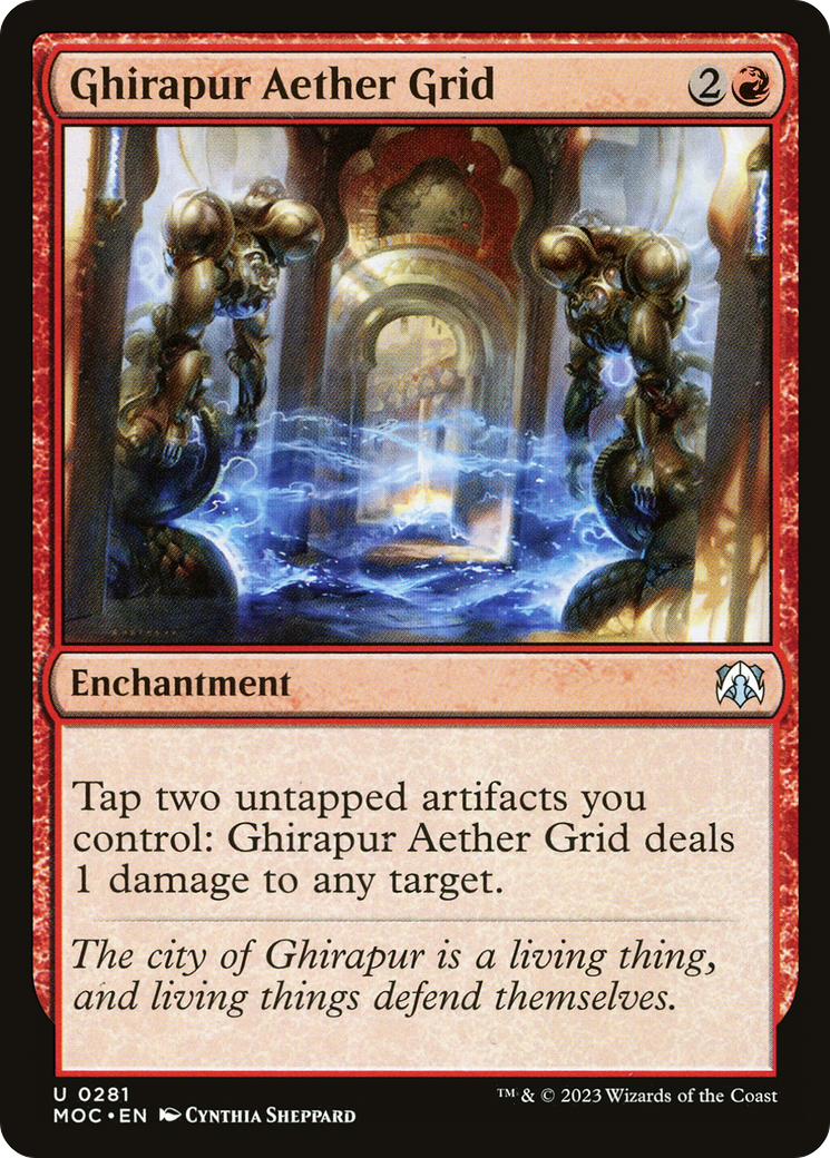 Ghirapur Aether Grid [March of the Machine Commander] - The Mythic Store | 24h Order Processing