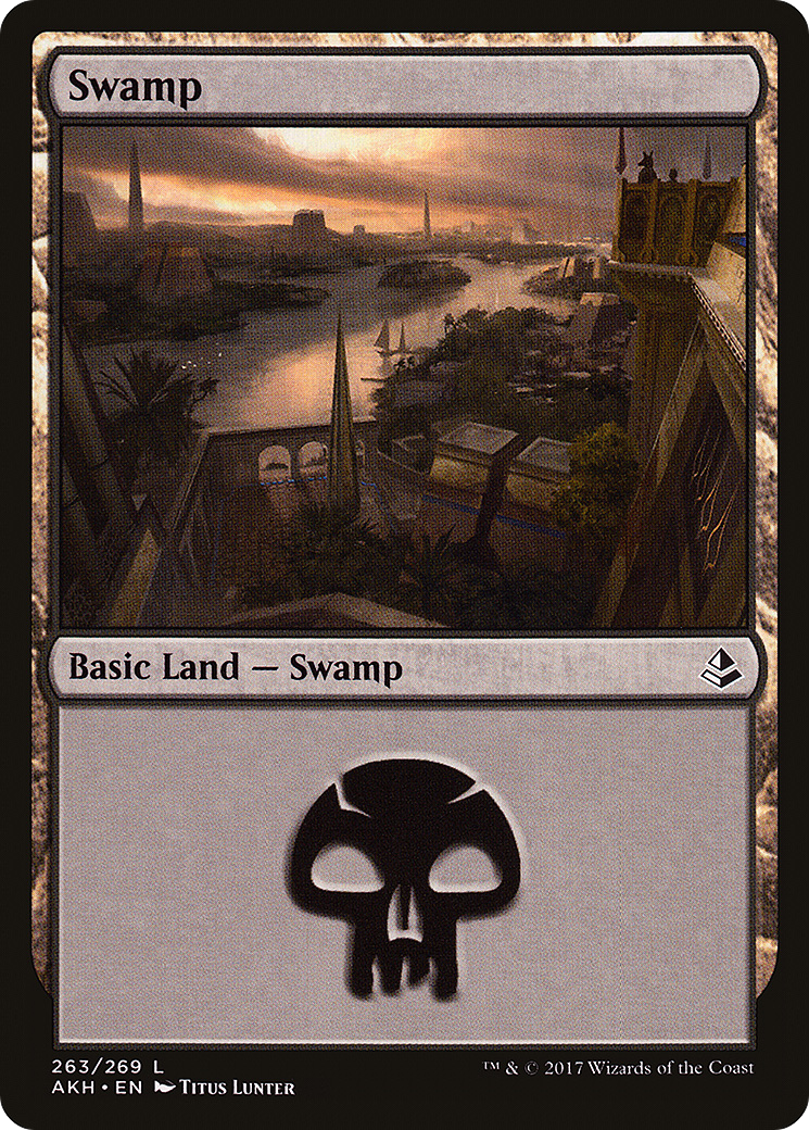 Swamp (263) [Amonkhet] - The Mythic Store | 24h Order Processing