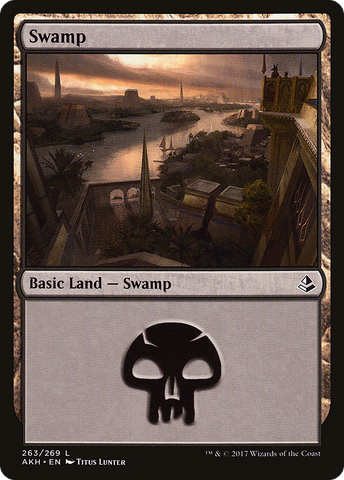 Swamp (263) [Amonkhet] - The Mythic Store | 24h Order Processing