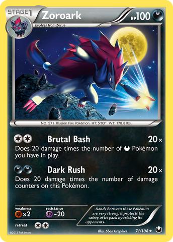 Zoroark (71/108) [Black & White: Dark Explorers] - The Mythic Store | 24h Order Processing