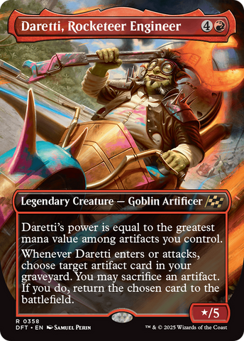 Daretti, Rocketeer Engineer (Borderless) [Aetherdrift] - The Mythic Store | 24h Order Processing