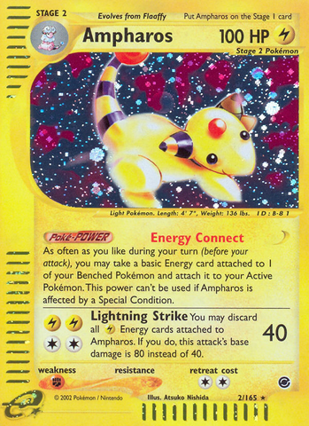Ampharos (2/165) [Expedition: Base Set] - The Mythic Store | 24h Order Processing