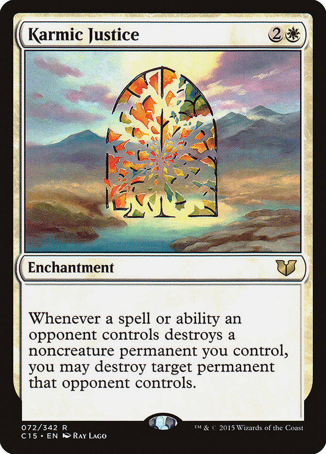 Karmic Justice [Commander 2015] - The Mythic Store | 24h Order Processing