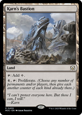 Karn's Bastion [March of the Machine Commander] - The Mythic Store | 24h Order Processing