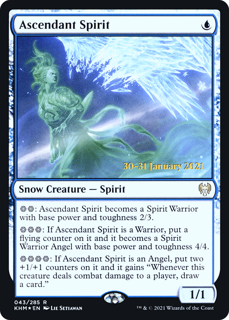 Ascendant Spirit [Kaldheim Prerelease Promos] - The Mythic Store | 24h Order Processing