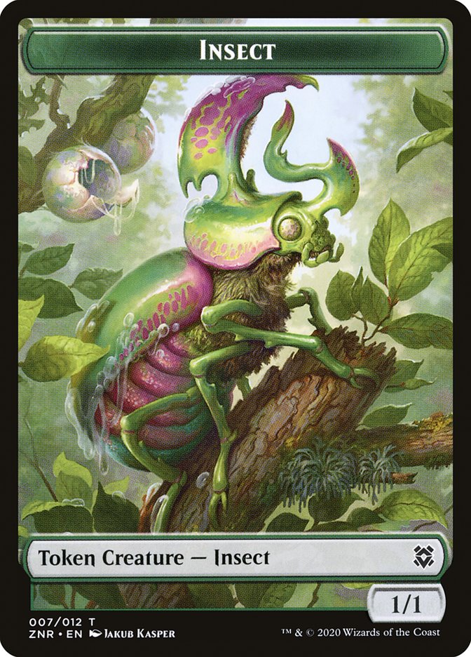 Cat // Insect Double-Sided Token [Zendikar Rising Tokens] - The Mythic Store | 24h Order Processing