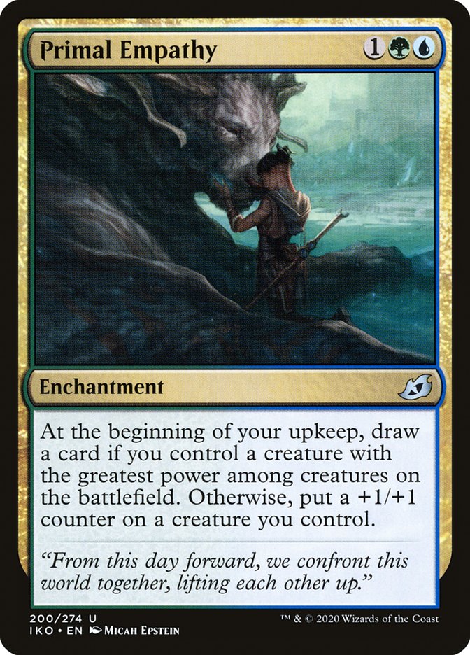 Primal Empathy [Ikoria: Lair of Behemoths] - The Mythic Store | 24h Order Processing