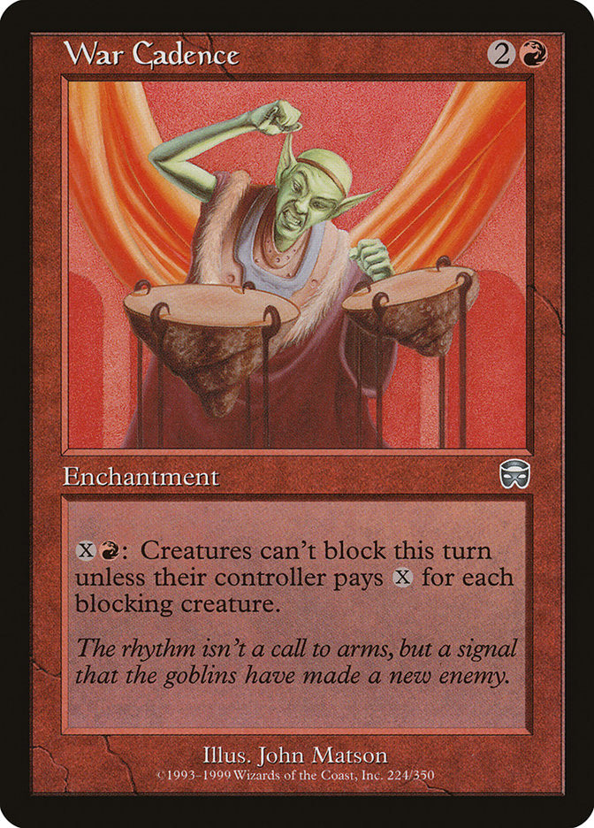 War Cadence [Mercadian Masques] - The Mythic Store | 24h Order Processing