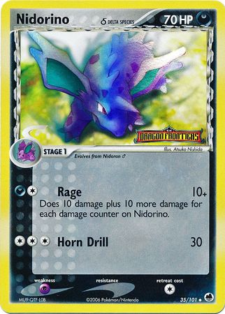 Nidorino (35/101) (Delta Species) (Stamped) [EX: Dragon Frontiers] - The Mythic Store | 24h Order Processing