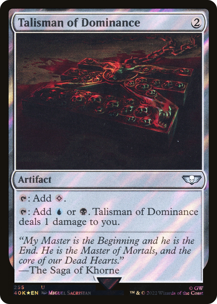 Talisman of Dominance (255) (Surge Foil) [Warhammer 40,000] - The Mythic Store | 24h Order Processing