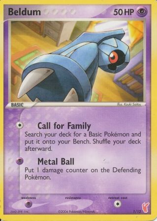 Beldum (1/12) [EX: Trainer Kit 2 - Plusle] - The Mythic Store | 24h Order Processing