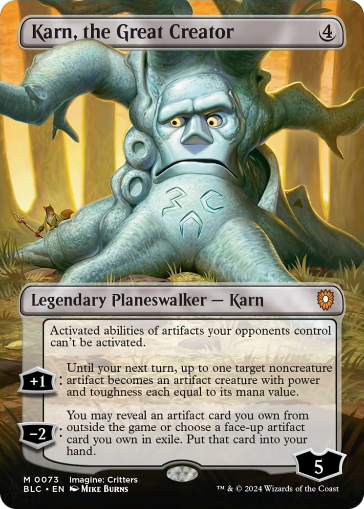 Karn, the Great Creator (Borderless) [Bloomburrow Commander] - The Mythic Store | 24h Order Processing