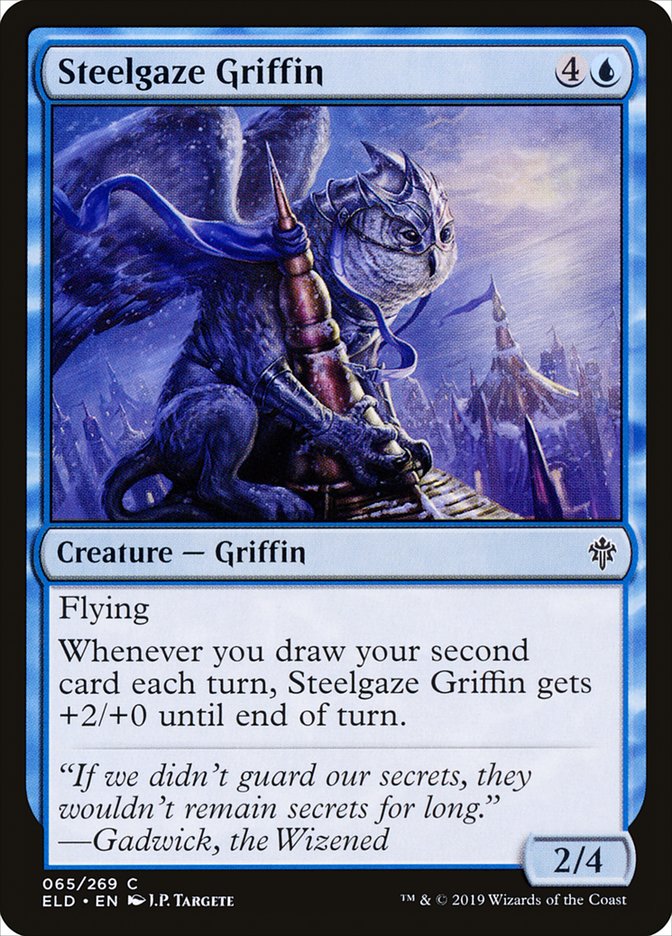 Steelgaze Griffin [Throne of Eldraine] - The Mythic Store | 24h Order Processing