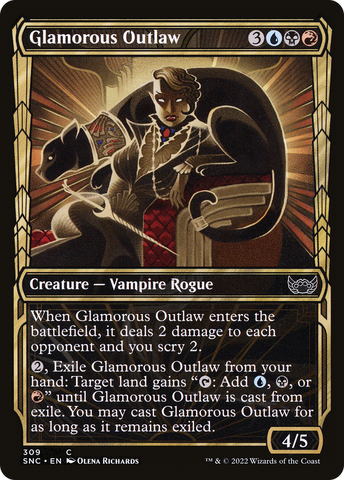 Glamorous Outlaw (Showcase Golden Age) [Streets of New Capenna] - The Mythic Store | 24h Order Processing