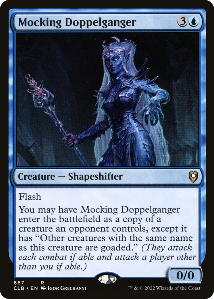 Mocking Doppelganger [Commander Legends: Battle for Baldur's Gate] - The Mythic Store | 24h Order Processing