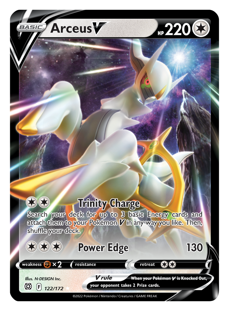Arceus V (122/172) [Sword & Shield: Brilliant Stars] - The Mythic Store | 24h Order Processing
