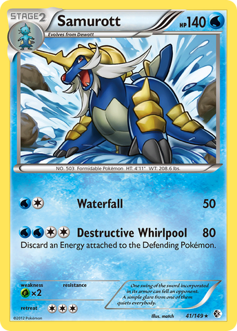 Samurott (41/149) [Black & White: Boundaries Crossed] - The Mythic Store | 24h Order Processing