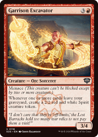 Garrison Excavator [Secrets of Strixhaven] - The Mythic Store | 24h Order Processing