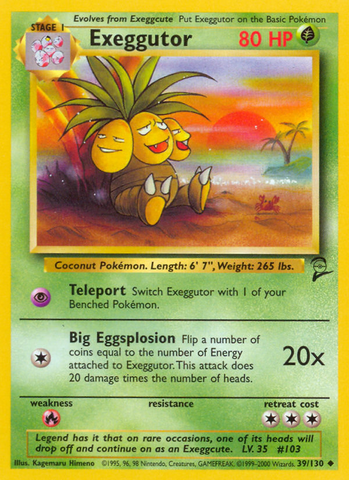 Exeggutor (39/130) [Base Set 2] - The Mythic Store | 24h Order Processing