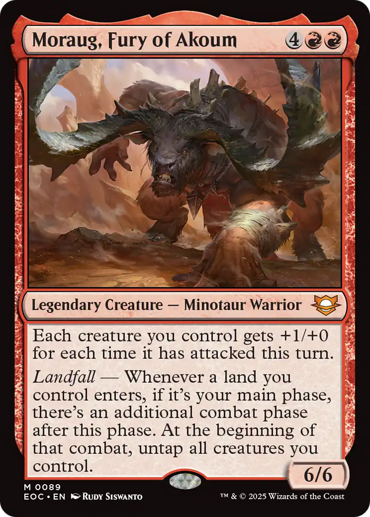Moraug, Fury of Akoum [Edge of Eternities Commander] - The Mythic Store | 24h Order Processing
