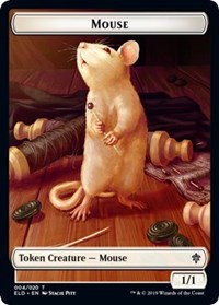 Mouse // Food (18) Double-Sided Token [Throne of Eldraine Tokens] - The Mythic Store | 24h Order Processing