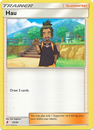 Hau (23/30) [Sun & Moon: Trainer Kit - Lycanroc] - The Mythic Store | 24h Order Processing