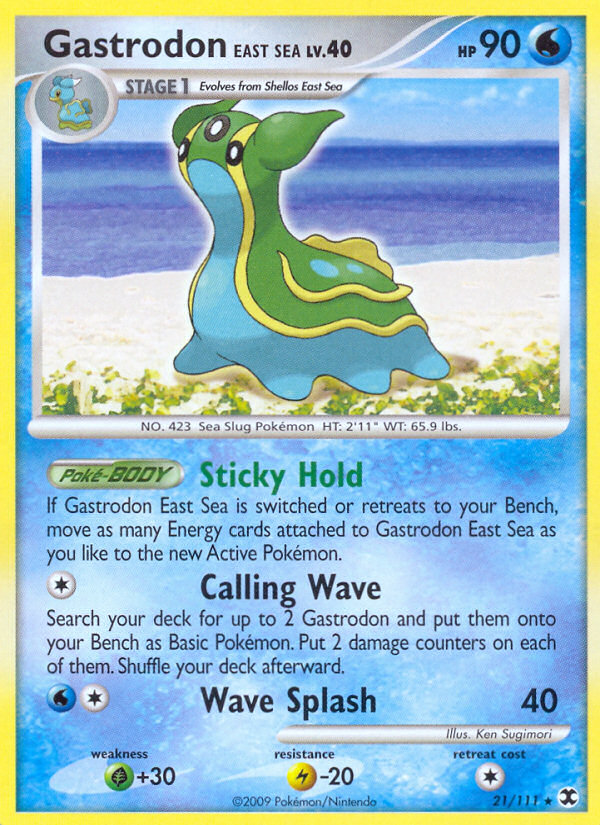 Gastrodon East Sea (21/111) [Platinum: Rising Rivals] - The Mythic Store | 24h Order Processing