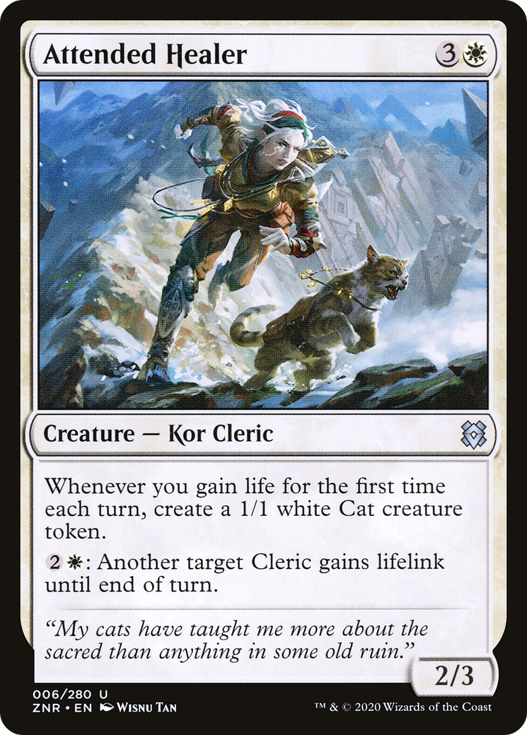 Attended Healer [Zendikar Rising] - The Mythic Store | 24h Order Processing