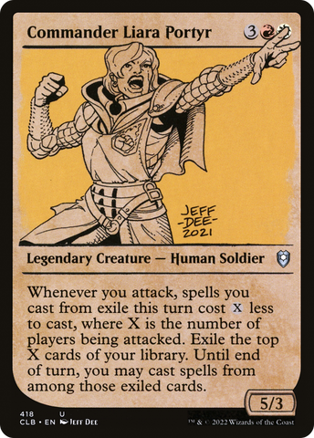 Commander Liara Portyr (Showcase) [Commander Legends: Battle for Baldur's Gate] - The Mythic Store | 24h Order Processing