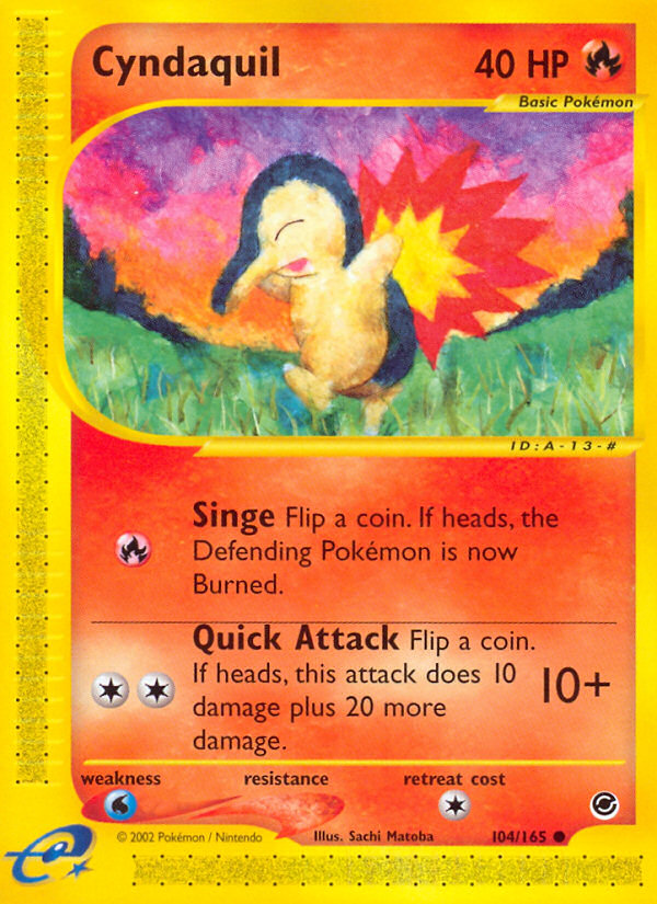Cyndaquil (104/165) [Expedition: Base Set] - The Mythic Store | 24h Order Processing