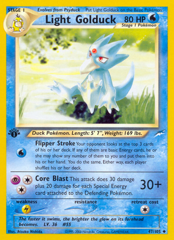 Light Golduck (47/105) [Neo Destiny 1st Edition] - The Mythic Store | 24h Order Processing