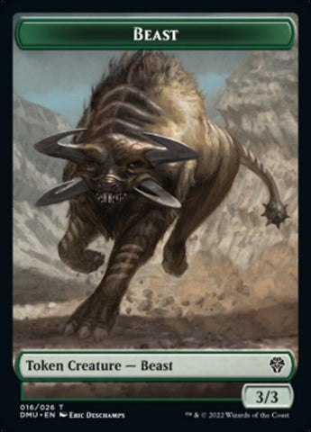 Beast Token [Dominaria United Tokens] - The Mythic Store | 24h Order Processing