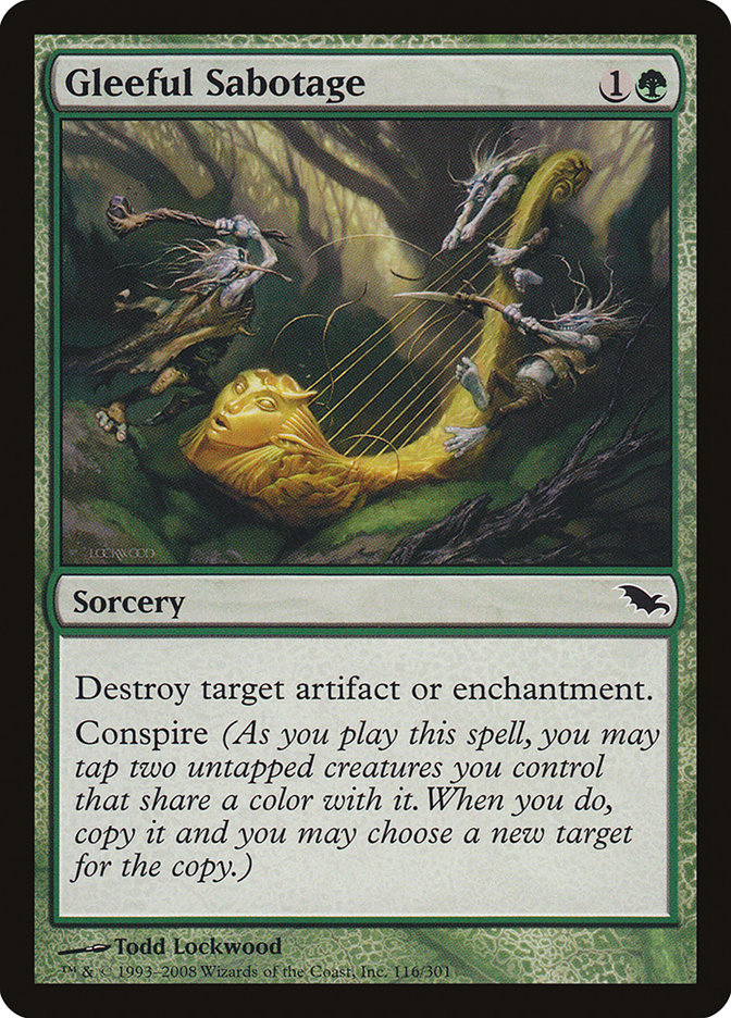 Gleeful Sabotage [Shadowmoor] - The Mythic Store | 24h Order Processing