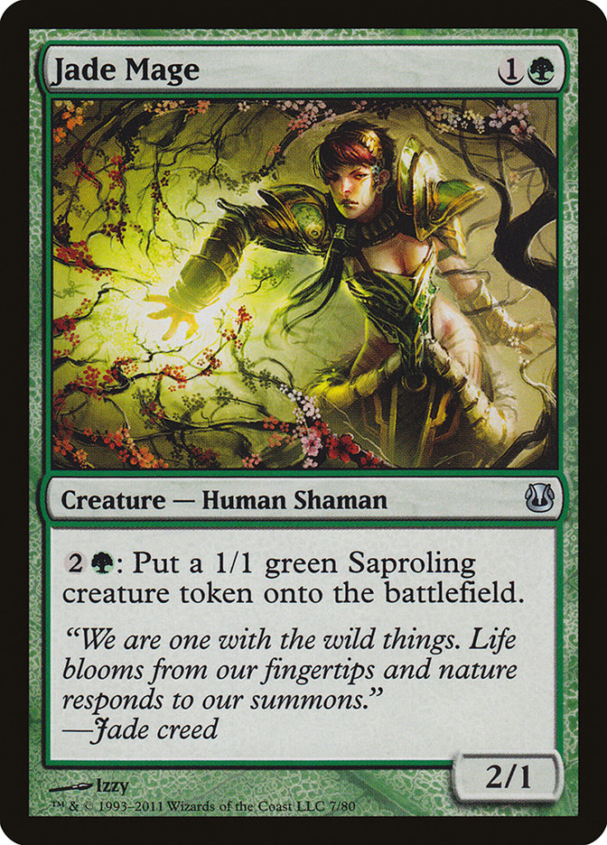 Jade Mage [Duel Decks: Ajani vs. Nicol Bolas] - The Mythic Store | 24h Order Processing