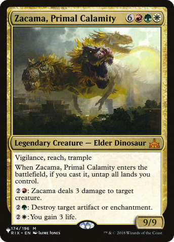 Zacama, Primal Calamity [The List] - The Mythic Store | 24h Order Processing