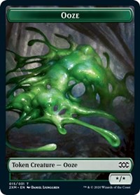 Ooze // Wurm (030) Double-Sided Token [Double Masters Tokens] - The Mythic Store | 24h Order Processing