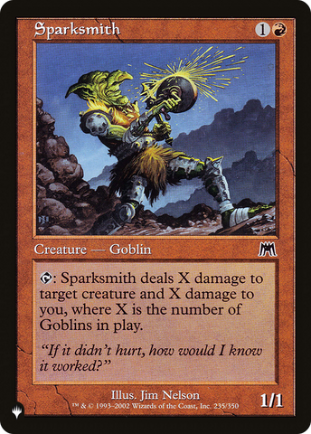 Sparksmith [The List] - The Mythic Store | 24h Order Processing