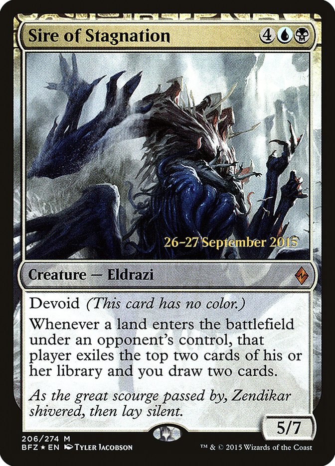 Sire of Stagnation [Battle for Zendikar Prerelease Promos] - The Mythic Store | 24h Order Processing