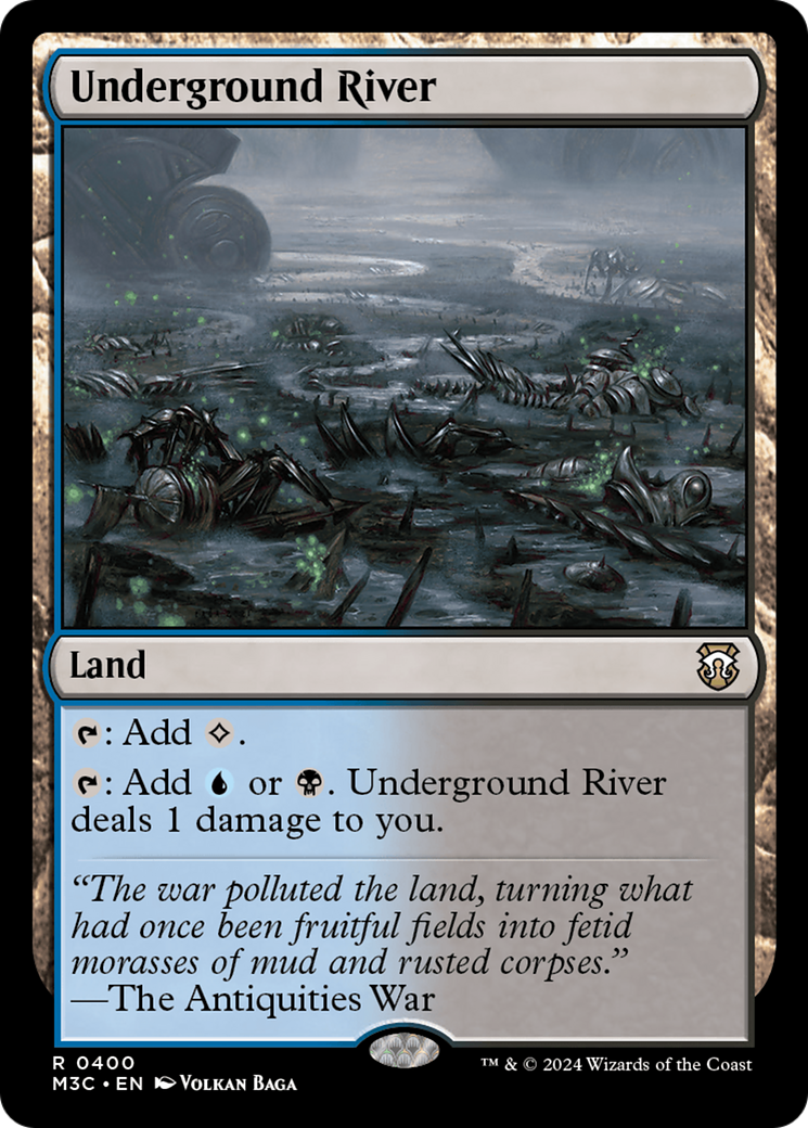 Underground River (Ripple Foil) [Modern Horizons 3 Commander] - The Mythic Store | 24h Order Processing