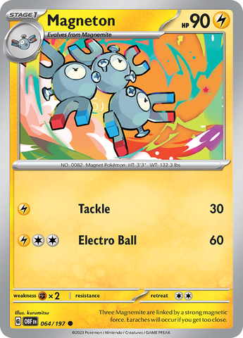 Magneton (064/197) [Scarlet & Violet: Obsidian Flames] - The Mythic Store | 24h Order Processing