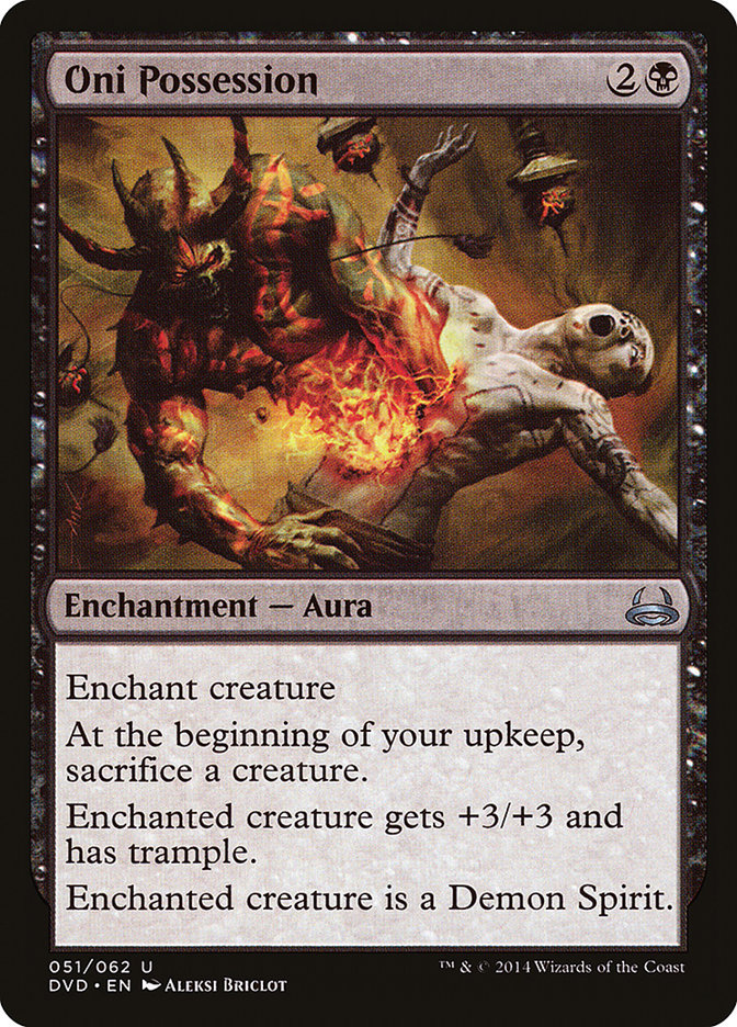 Oni Possession (Divine vs. Demonic) [Duel Decks Anthology] - The Mythic Store | 24h Order Processing
