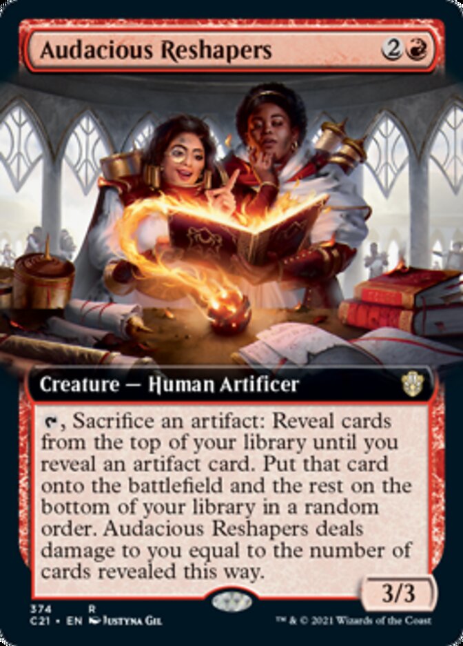 Audacious Reshapers (Extended Art) [Commander 2021] - The Mythic Store | 24h Order Processing