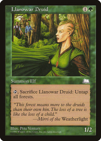 Llanowar Druid [Weatherlight] - The Mythic Store | 24h Order Processing