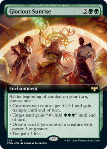 Glorious Sunrise (Extended Art) [Innistrad: Crimson Vow] - The Mythic Store | 24h Order Processing