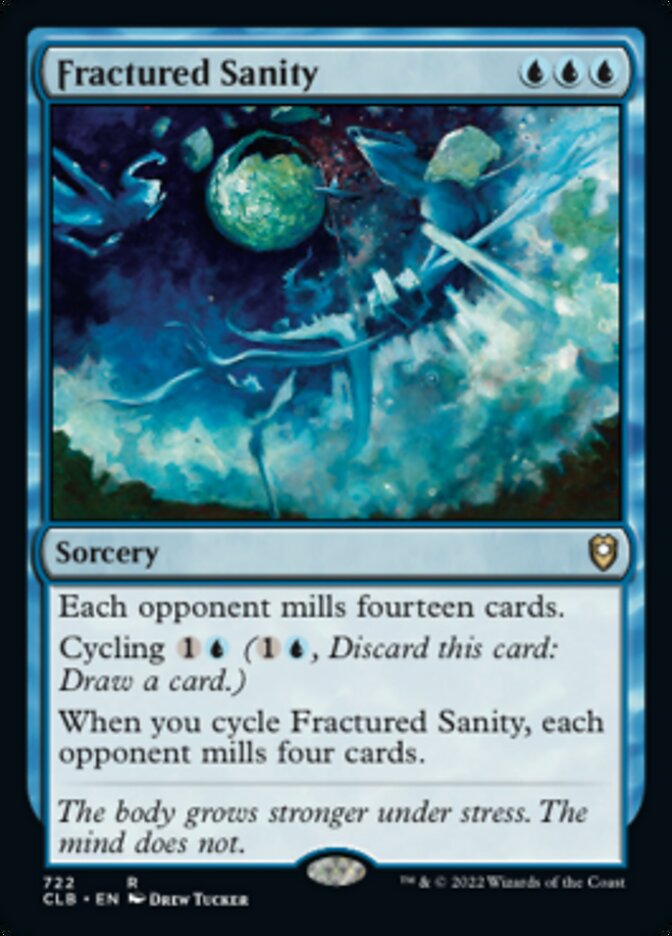 Fractured Sanity [Commander Legends: Battle for Baldur's Gate] - The Mythic Store | 24h Order Processing