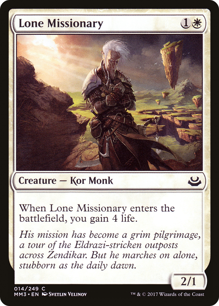 Lone Missionary [Modern Masters 2017] - The Mythic Store | 24h Order Processing